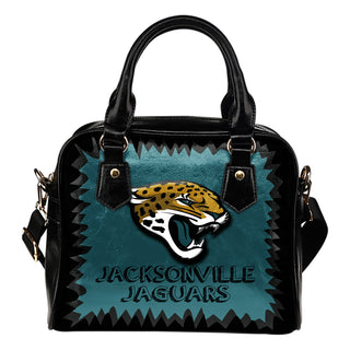 Jagged Saws Mouth Creepy Jacksonville Jaguars Shoulder Handbags
