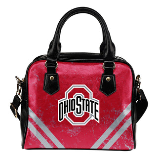 Couple Curves Light Good Logo Ohio State Buckeyes Shoulder Handbags
