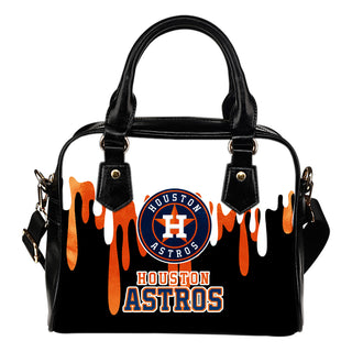 Color Leak Down Colorful Houston Astros Shoulder Handbags