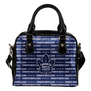Nice Little Logo Toronto Maple Leafs Shoulder Handbags