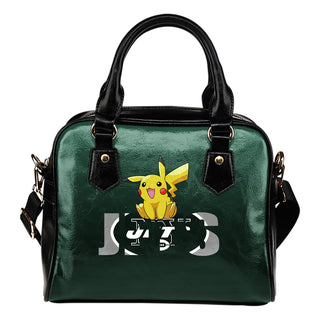 Pokemon Sit On Text New York Jets Shoulder Handbags