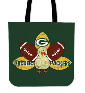 Thanksgiving Green Bay Packers Tote Bags - Best Funny Store