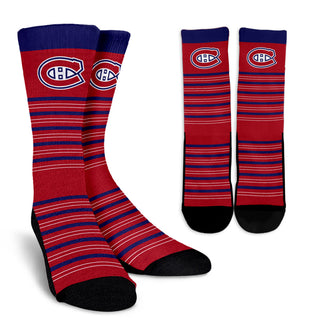 Amazing Circle Charming Montreal Canadiens Crew Socks