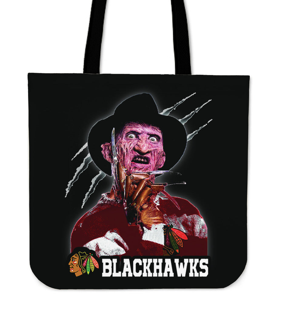 Chicago Blackhawks Freddy Tote Bag - Best Funny Store