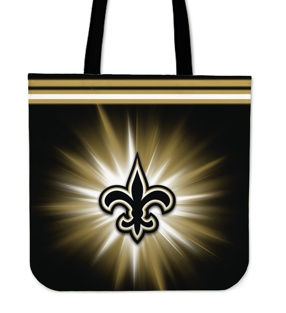 New Orleans Saints Flashlight Tote Bags - Best Funny Store