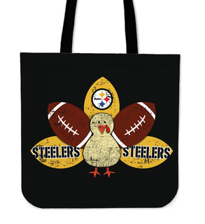 Thanksgiving Pittsburgh Steelers Tote Bags - Best Funny Store