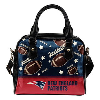 Personalized American Football Awesome New England Patriots Shoulder Handbag