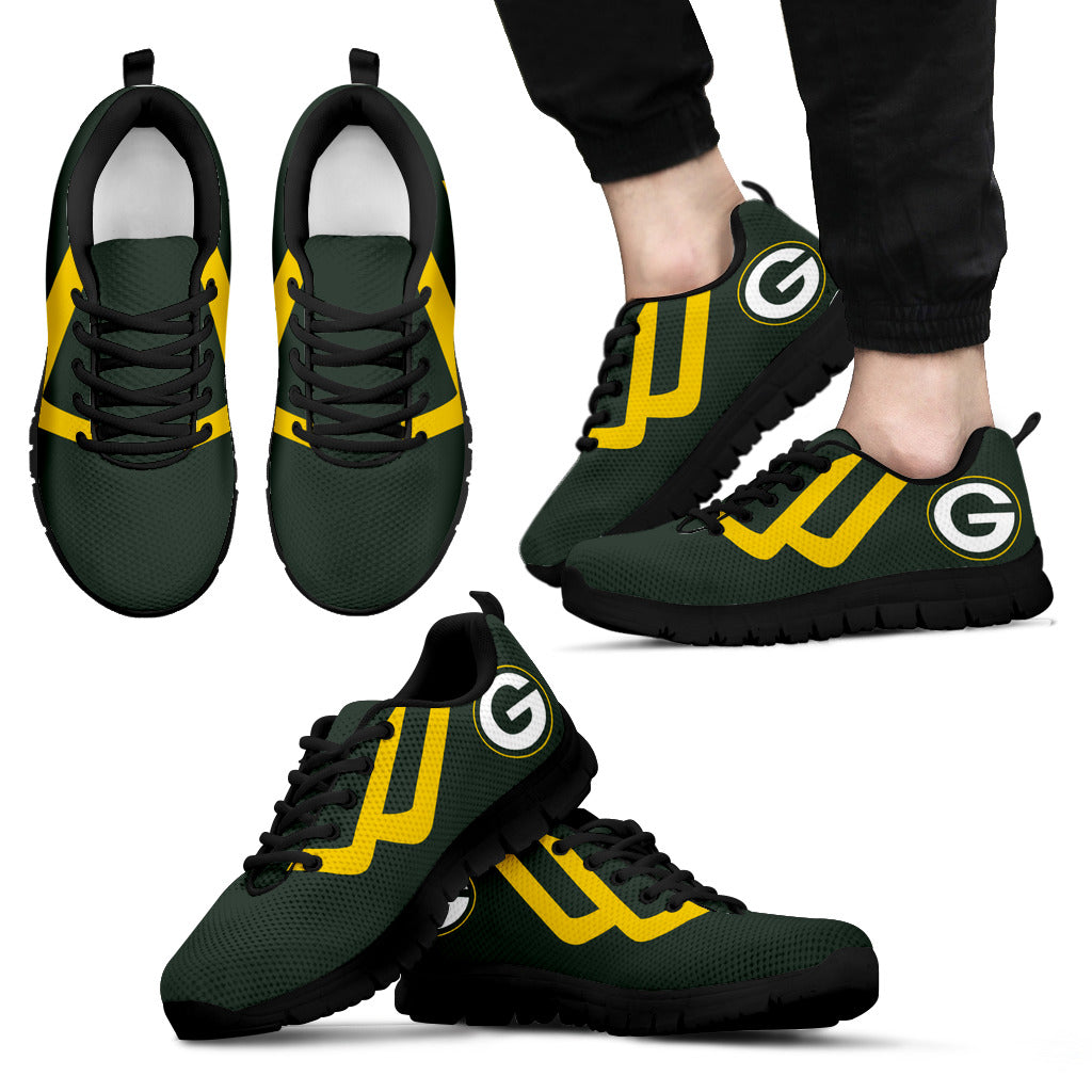 Line Bottom Straight Green Bay Packers Sneakers – Best Funny Store