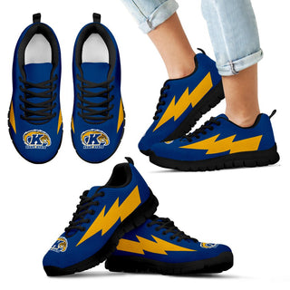 Cool Kent State Golden Flashes Sneakers Thunder Lightning Amazing Logo