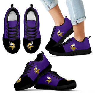 Two Colors Aparted Minnesota Vikings Sneakers