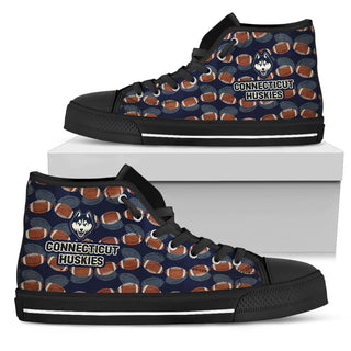 Wave Of Ball Connecticut Huskies High Top Shoes