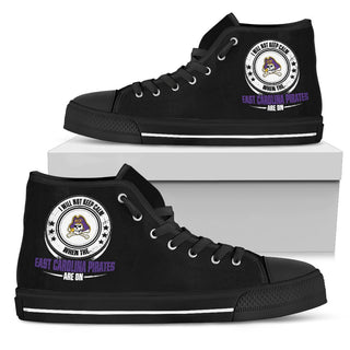 I Will Not Keep Calm Amazing Sporty East Carolina Pirates High Top Shoes