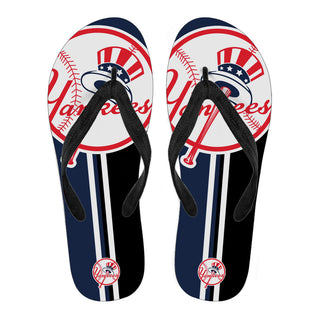 New York Yankees Fan Gift Two Main Colors Flip Flops
