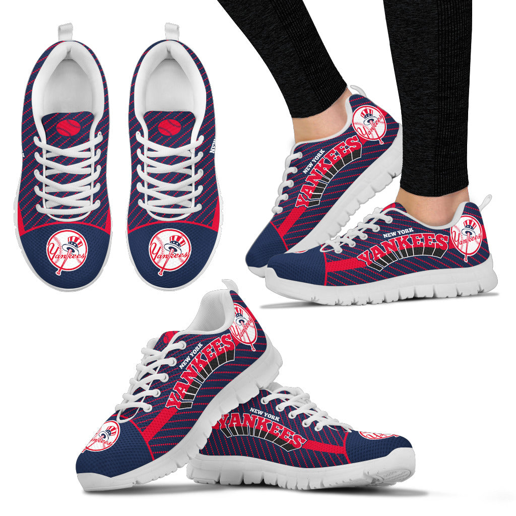 Lovely Stylish Fabulous Little Dots New York Yankees Sneakers