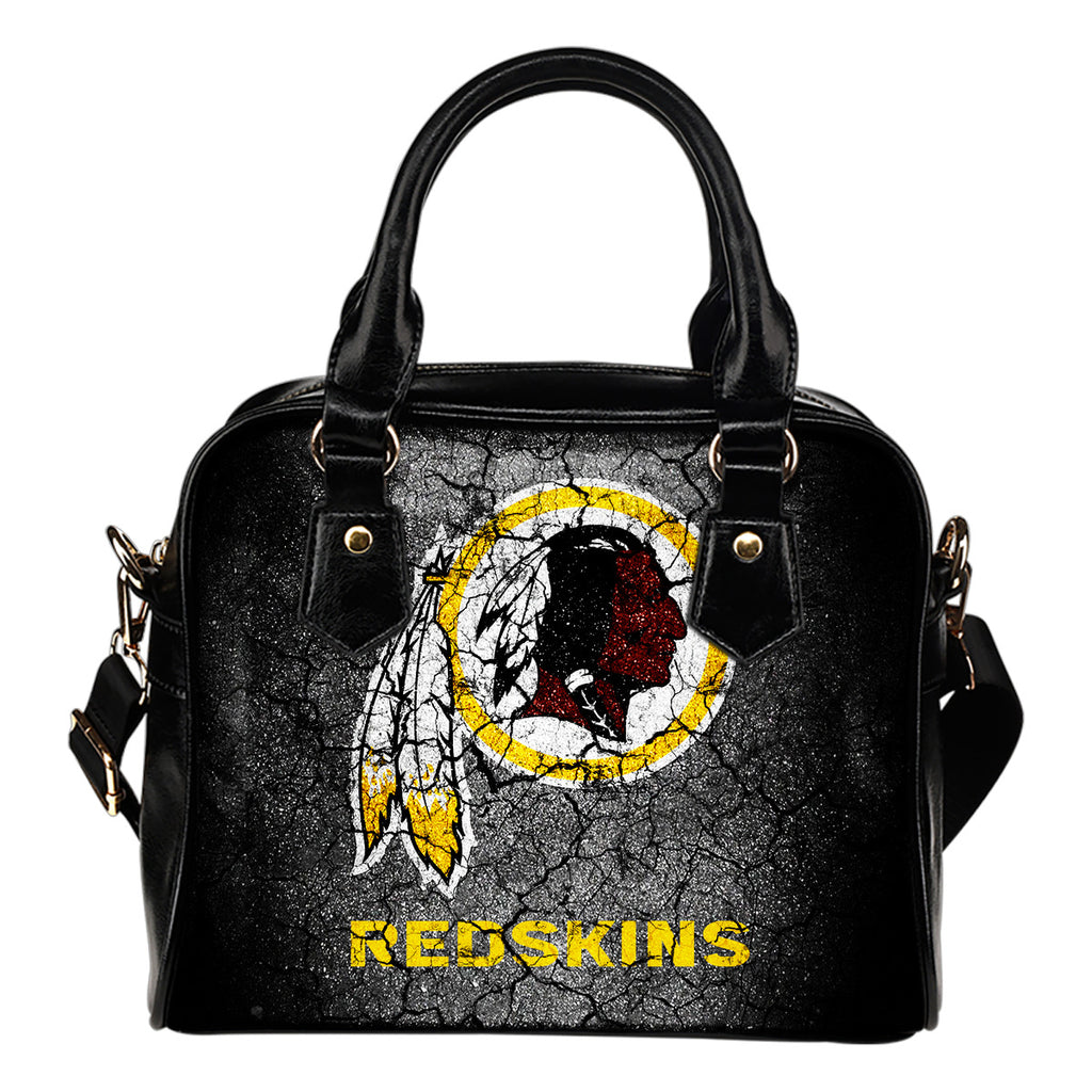 Wall Break Washington Redskins Shoulder Handbags Women Purse