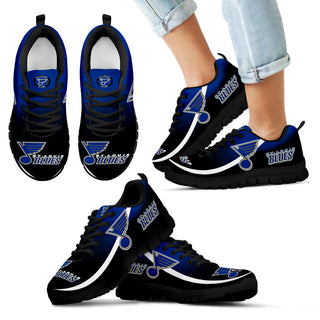 Mystery Straight Line Up St. Louis Blues Sneakers