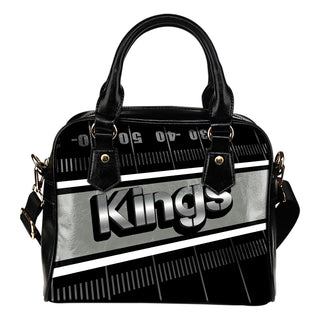 Los Angeles Kings Silver Name Colorful Shoulder Handbags