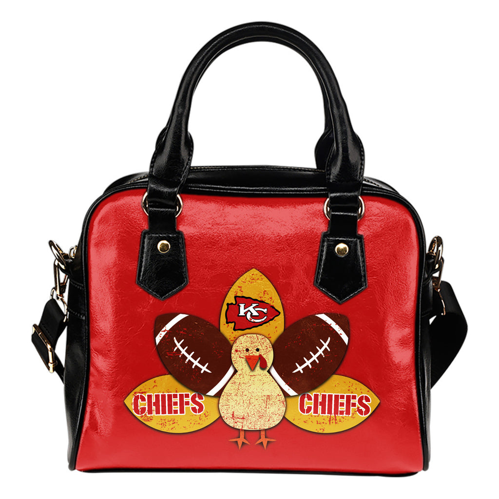Thanksgiving Kansas City Chiefs Shoulder Handbags - Best Funny Store