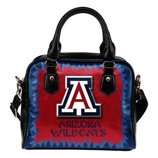 Jagged Saws Mouth Creepy Arizona Wildcats Shoulder Handbags