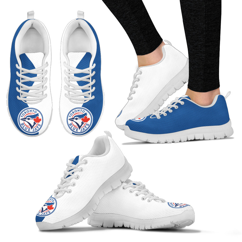Two Colors Trending Lovely Toronto Blue Jays Sneakers