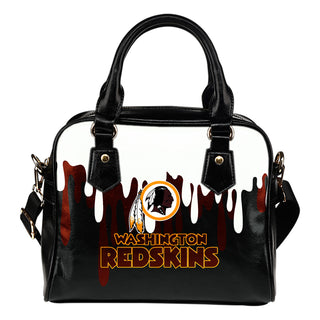 Color Leak Down Colorful Washington Redskins Shoulder Handbags