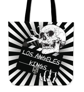 Clapper Film Skull Los Angeles Kings Tote Bags