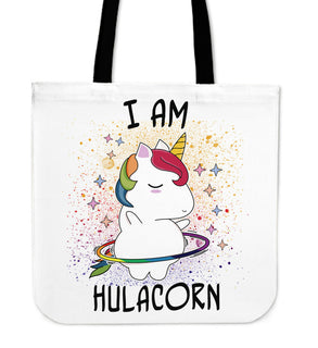 I Am Hulacorn Unicorn Tote Bags