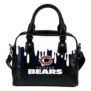 Color Leak Down Colorful Chicago Bears Shoulder Handbags