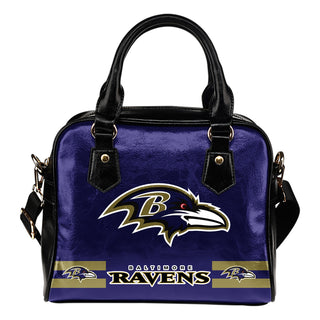 Baltimore Ravens For Life Shoulder Handbags