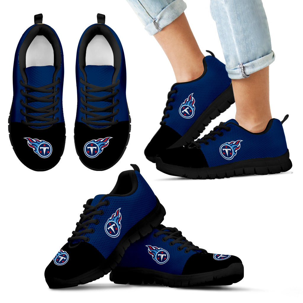 Two Colors Aparted Tennessee Titans Sneakers