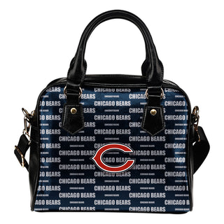 Nice Little Logo Chicago Bears Shoulder Handbags