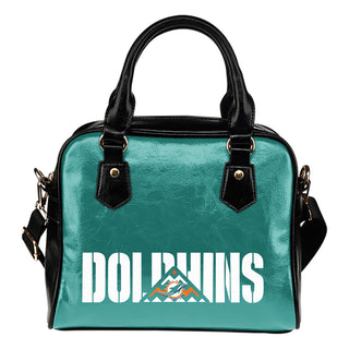 Miami Dolphins Mass Triangle Shoulder Handbags