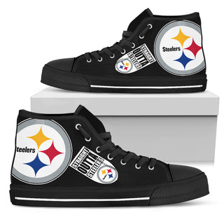 Straight Outta Pittsburgh Steelers High Top Shoes