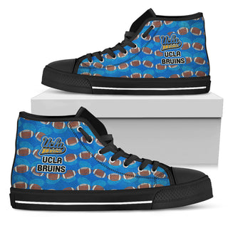 Wave Of Ball UCLA Bruins High Top Shoes