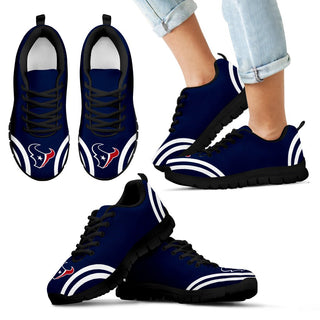 Lovely Curves Stunning Logo Icon Houston Texans Sneakers