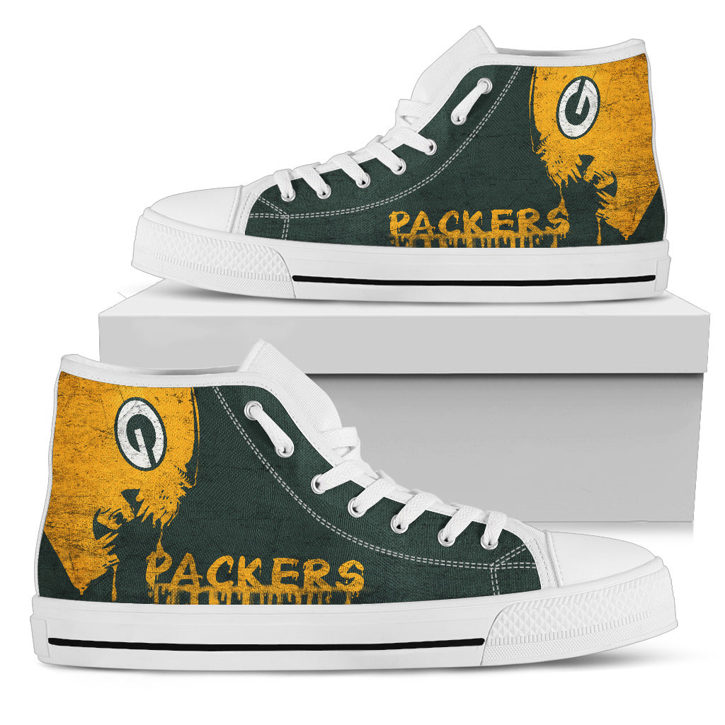 Alien Movie Green Bay Packers High Top Shoes