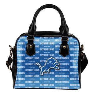 Nice Little Logo Detroit Lions Shoulder Handbags
