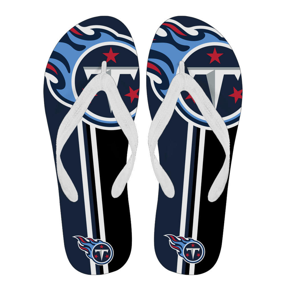 Tennessee Titans Fan Gift Two Main Colors Flip Flops
