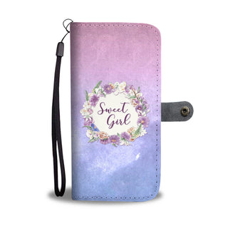 Sweet Gril Wallet Phone Cases