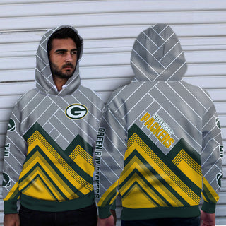 Black Cross Line Green Bay Packers Hoodie