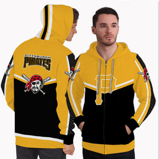 Fashion Gorgeous Fitting Pittsburgh Pirates Zip Hoodie