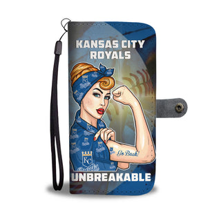 Beautiful Girl Unbreakable Go Kansas City Royals Wallet Phone Case