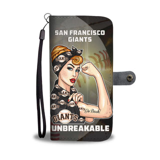Beautiful Girl Unbreakable Go San Francisco Giants Wallet Phone Case