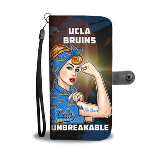 Beautiful Girl Unbreakable Go UCLA Bruins Wallet Phone Case
