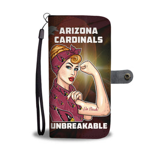 Beautiful Girl Unbreakable Go Arizona Cardinals Wallet Phone Case