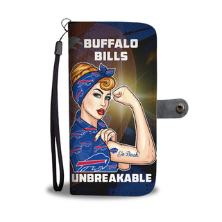 Beautiful Girl Unbreakable Go Buffalo Bills Wallet Phone Case