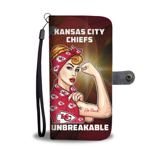 Beautiful Girl Unbreakable Go Kansas City Chiefs Wallet Phone Case