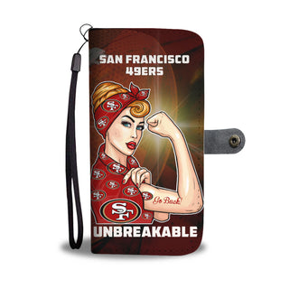 Beautiful Girl Unbreakable Go San Francisco 49ers Wallet Phone Case