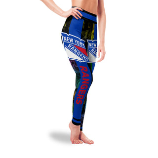 Mysterious Smoke Colors New York Rangers Leggings