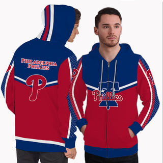 Fashion Gorgeous Fitting Philadelphia Phillies Zip Hoodie